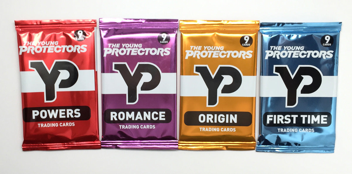 Trading Card 4-Pack (Powers, Romance, Origin, First-Time)